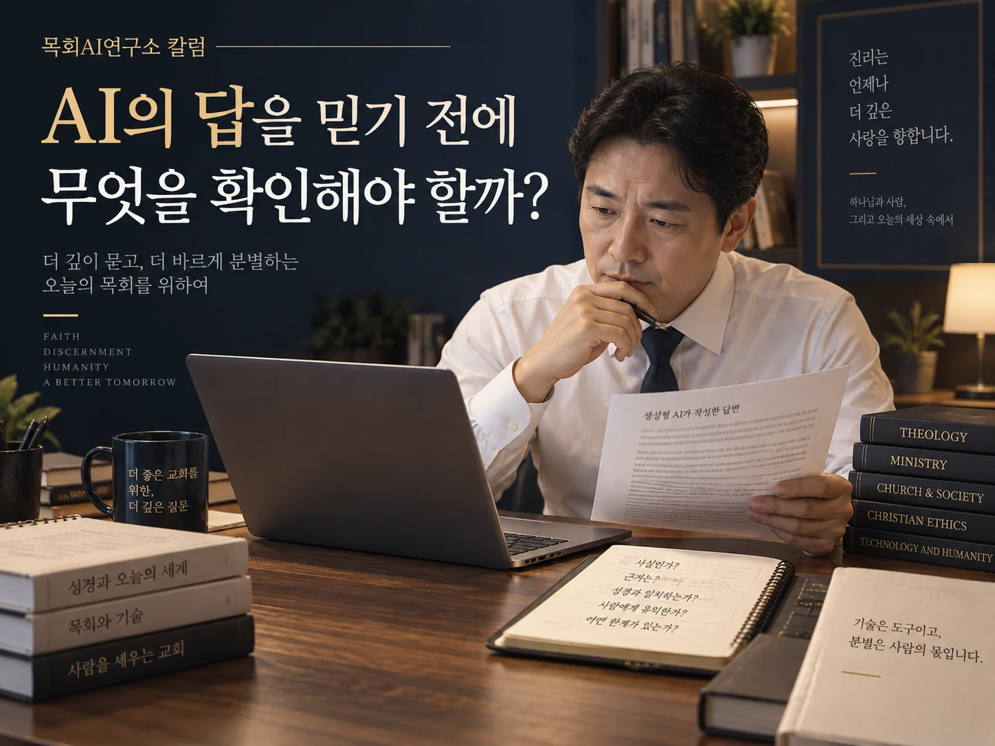 AI의 답을 믿기 전에 무엇을 확인해야 할까? 대표 이미지